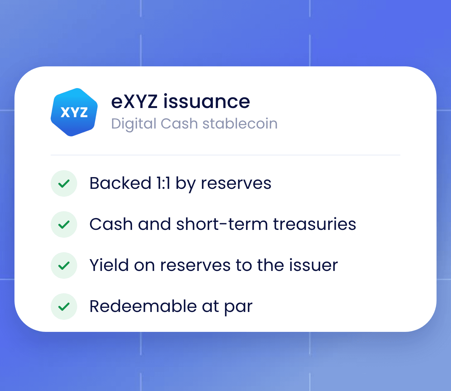 Stablecoin infrastructure and treasury yield